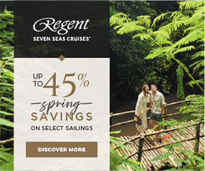 Regent Cruises - Save on Luxury - Dollars Off + Onboard Credit - Special cruise offer